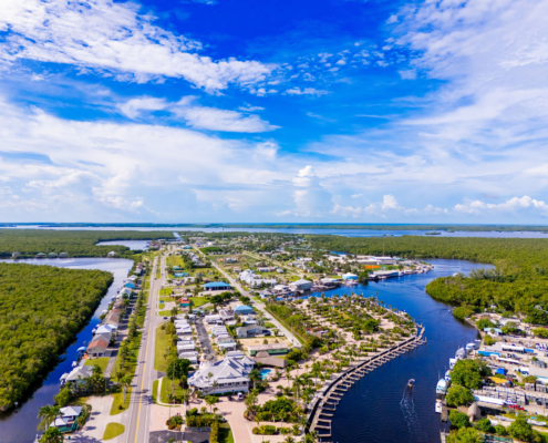 Florida Aerial Photo Everglades City Florida