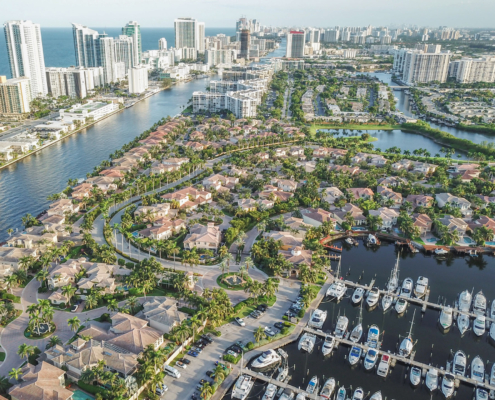 Florida Drone Aerial Photography Hollywood Florida USA