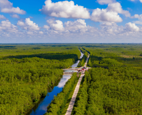 Florida Canal Trail Ochopee Florida