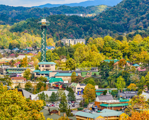 Gatlinburg Tennessee USA Townscape