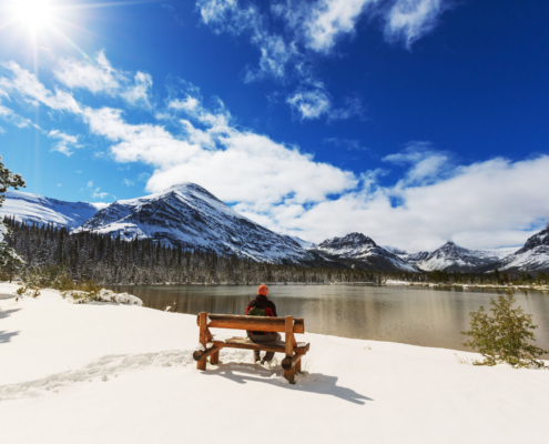 Glacier National Park Montana Winter