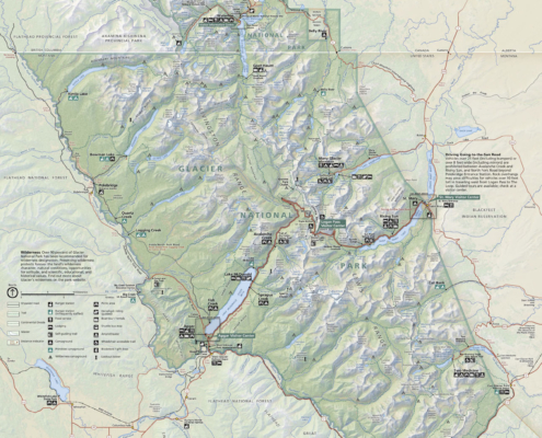 Glacier Park Map