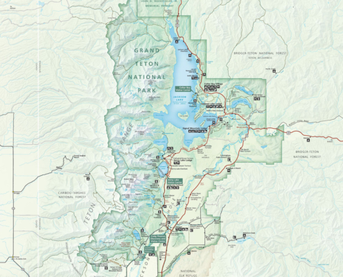 Grand Teton Park Map