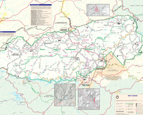 Great Smoky Mountains Trail Map