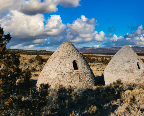 Nevada Autumn At Ward Charcoal Ovens Near Ely Nevada