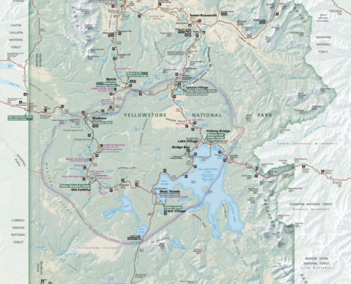 Yellowstone Detail Color Map