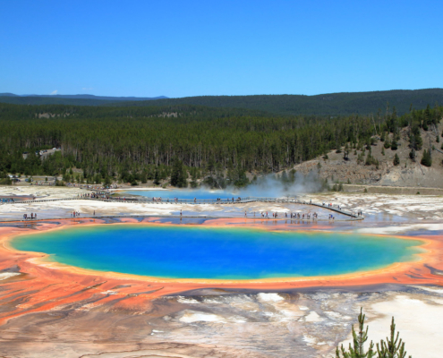 Yellowstone National Park Grand Prismatic Spring