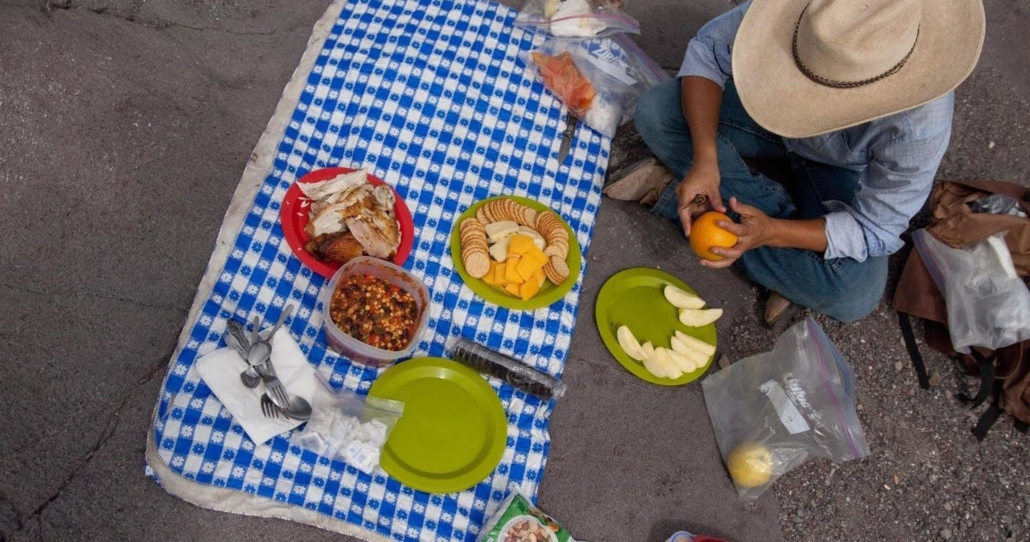 bigbendstables_picnic-lunch-blue-checkered-cloth Bigbendstables Picnic Lunch Blue Checkered Cloth