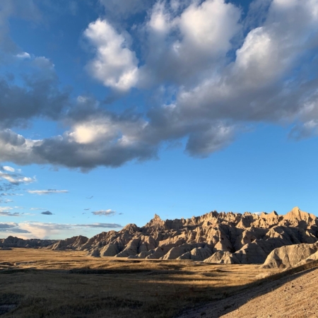 Blackhillsadventuretours Badlands Rock Formations Sky Rotated