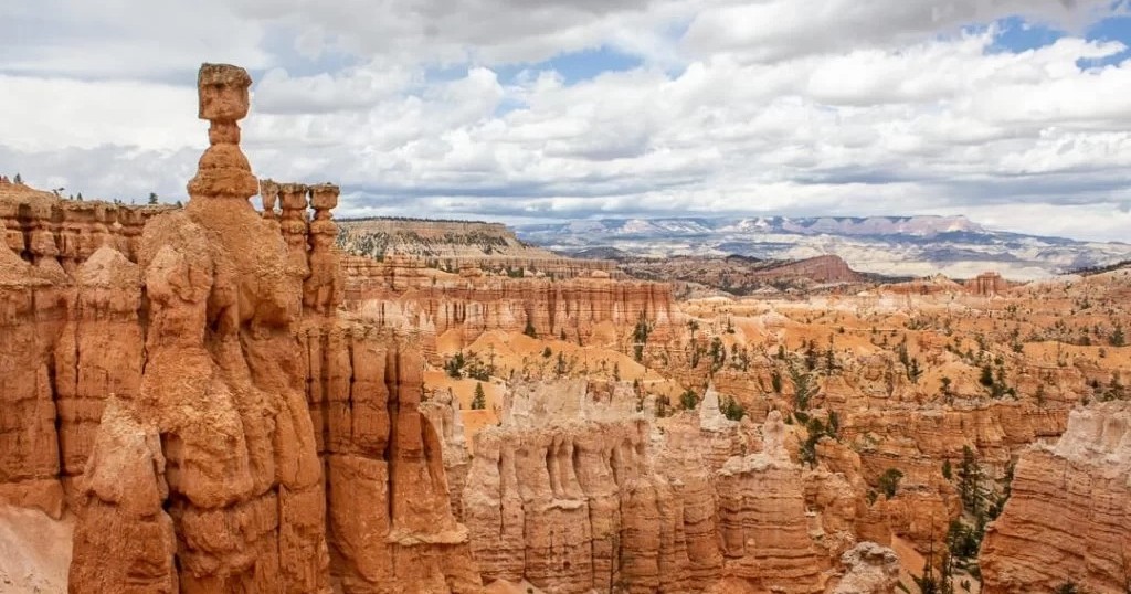 Scenic view of Bryce Canyon National Park with hoodoos Desert Solitude  Day Bryce Canyon Capitol Reef Goblin Valley Hoodoos Desert Canyon