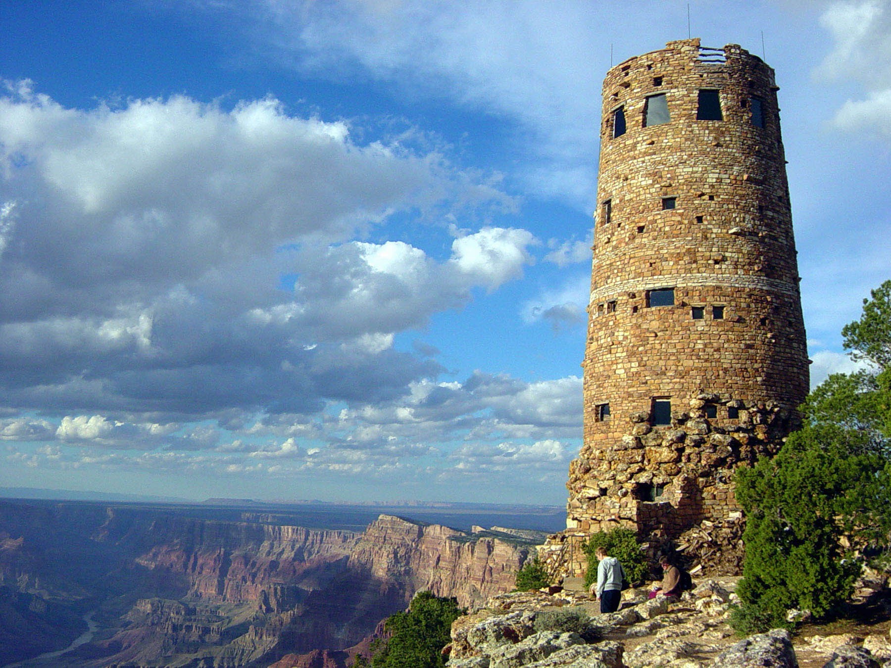 desert, view, tower, overlooking, the, canyon Dukout Desert View Tower Overlooking The