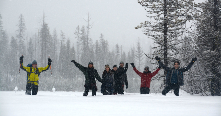 Snowshoeing — Glacier Glacieradventureguides Snowshoeing Group Glacier Park
