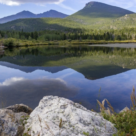 Goodmountainadventures Serene Lake Reflecting The Mountains