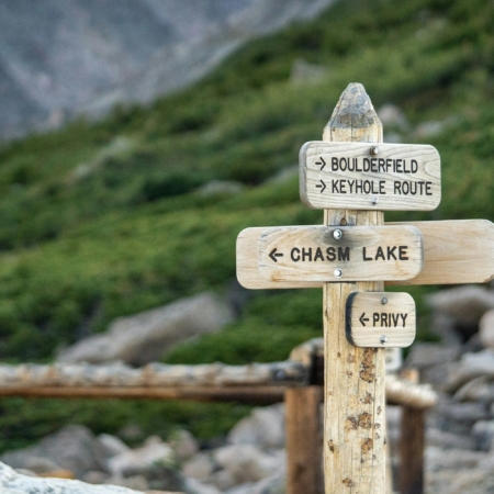 Goodmountainadventures Wooden Signpost At A Hiking Trail