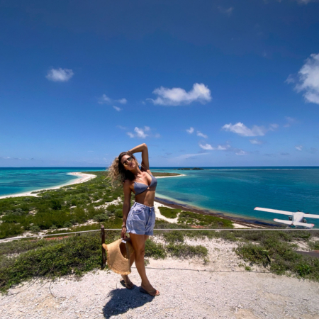 Havanafleet Woman Posing On Dry Tortugas