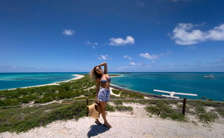 Havanafleet Woman Posing On Dry Tortugas