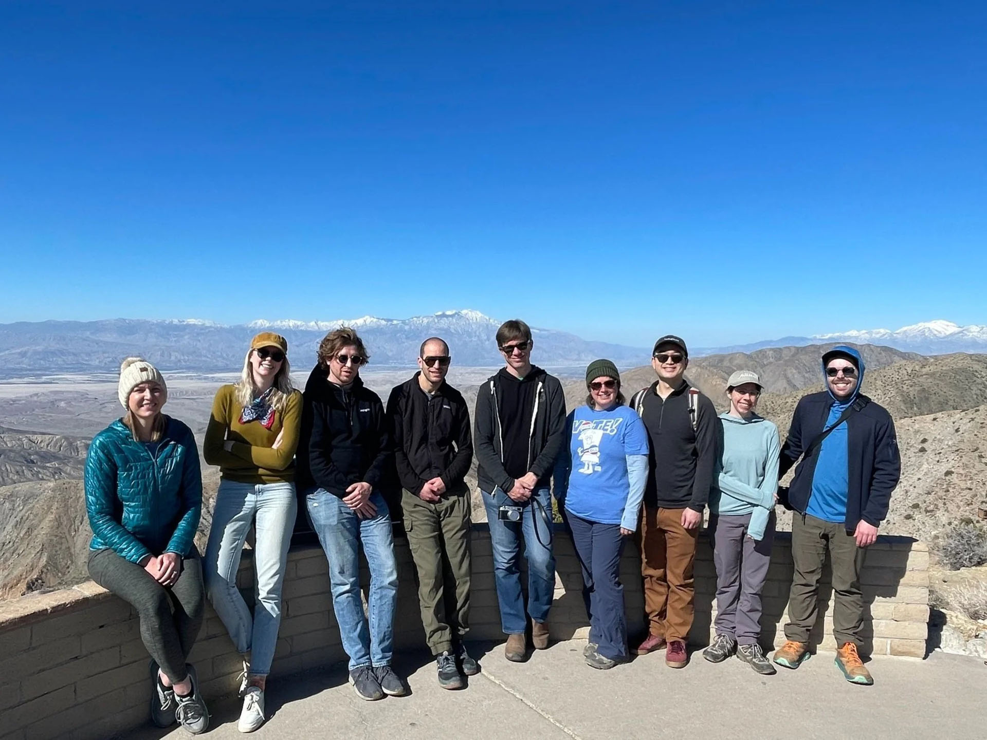 Joshuatreeconnectivity A Group Photo Against Clear