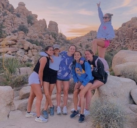 Joshuatreeexcursions Group At Rock In Morning
