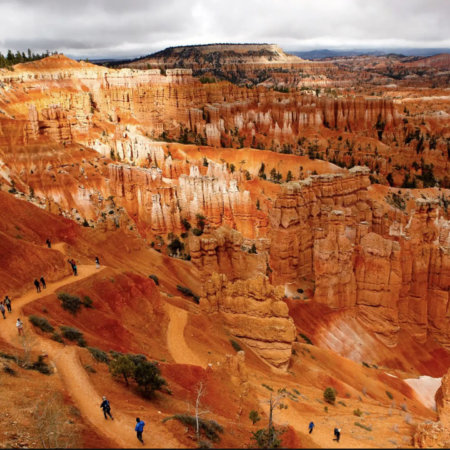 Marvittours Trail Winding Through Bryce Canyon