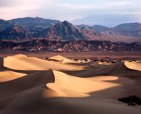Marvittours Sand Dunes Mountains Death Valley