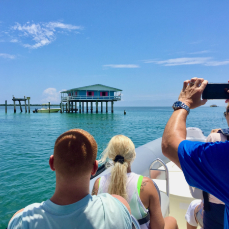 Oceanforceadventures Excellent Stiltsville With People  Copy