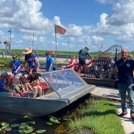 Open Miami Miami Everglades Eco Tour Semi Private Airboat Tour Family