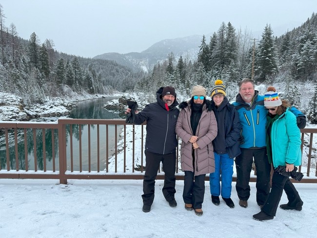 people on belton bridge People On Belton Bridge