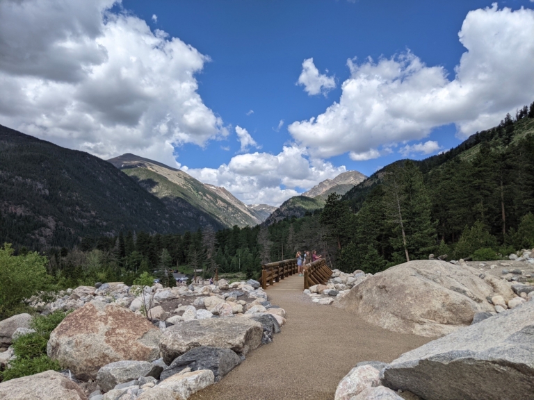 a, scenic, mountain, view, with, wooden, bridge Rockyguides A Scenic Mountain View With