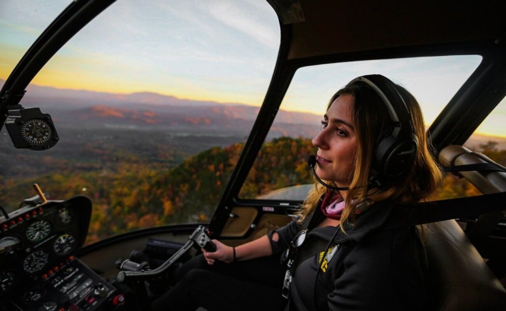 pilot, in, control, during, a, helicopter, flight Scenichelicoptertours Pilot In Control During A