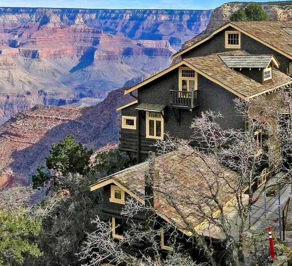 a, picturesque, lodge, overlooking, the, grand, canyon Scenicsedonatours A Picturesque Lodge Overlooking The