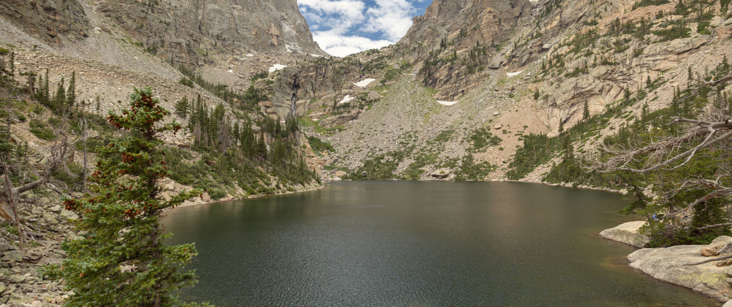 Scout Co A Serene Mountain Lake Surrounded