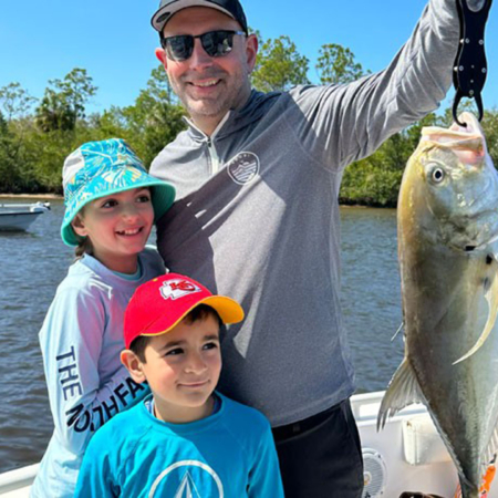 See Manatees Family Fishing Fun With A