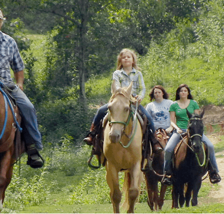 Smokymountaintrailrides A Group Of Horseback Riders