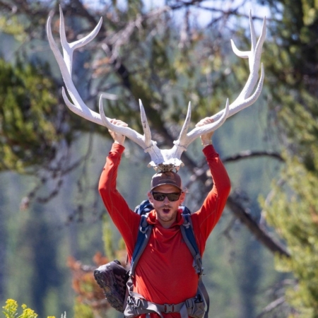 Tetonwildernesstours A Hiker Celebrates Successful Find