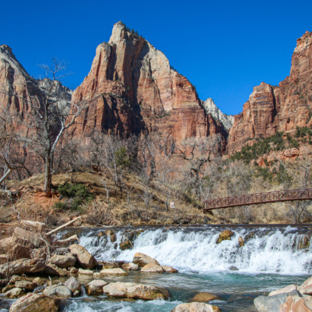 Vermilioncliffs Zion Red Rocks River Bridge