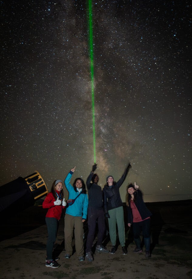 celebrating, the, milky, way, with, a, laser, pointer Wyomingstargazing Celebrating The Milky Way With
