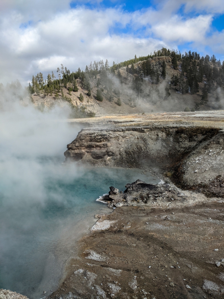 Best of Yellowstone Tour — Yellowstone Yellowstoneexposures Steaming Blue Hot Spring Yellowstone