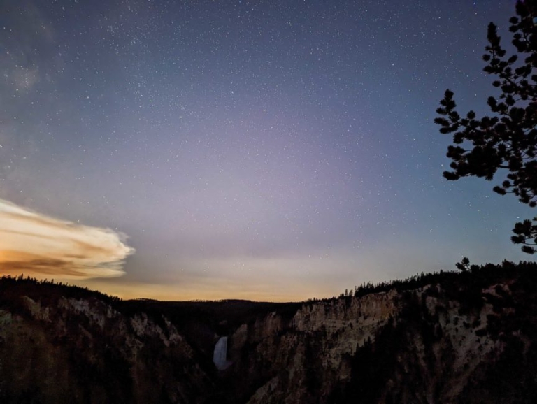 Stargazing Tour | North - Public Tour — Yellowstone Yellowstonesafari Starry Sky Yellowstone Waterfall
